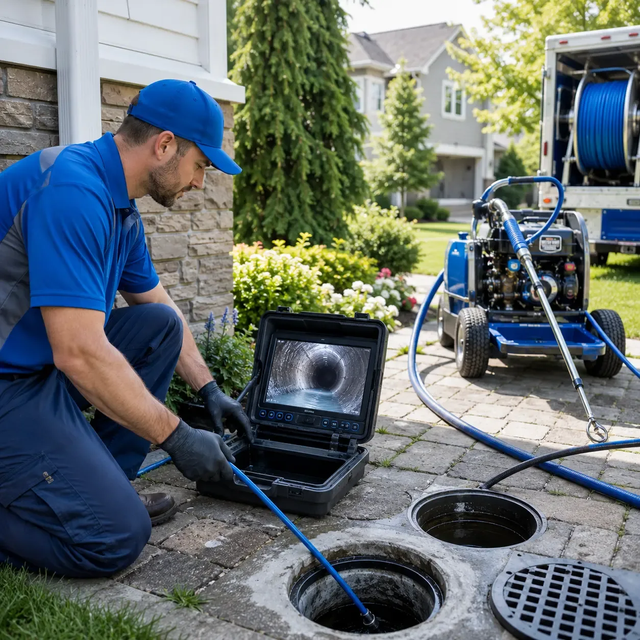 Outdoor drain cleaning professionals serving Webb, MS
